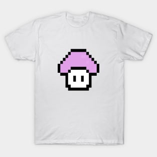 Cute Pixel Pink Mushroom T-Shirt